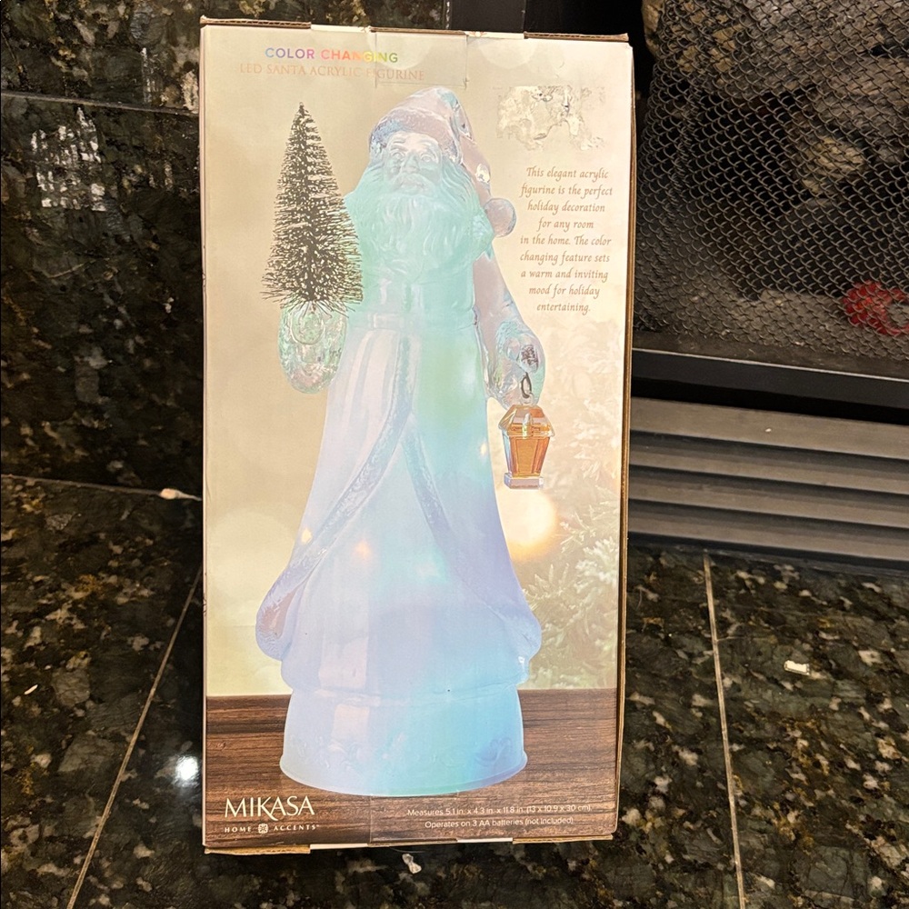 NWT MIKASA COLOR CHANGING LED FIGURINE